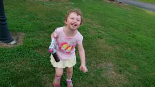 Marleigh and silly string, sudden death