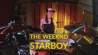 The Weeknd - Starboy (drum cover by Vicky Fates)