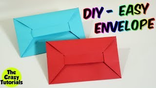 Diy - Envelope Making With Paper Without Glue Tape And Scissors At Home