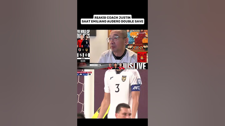 Reaksi Coach Justin saat emiliano Audero melakukan double save #fyp #timnas #shorts
