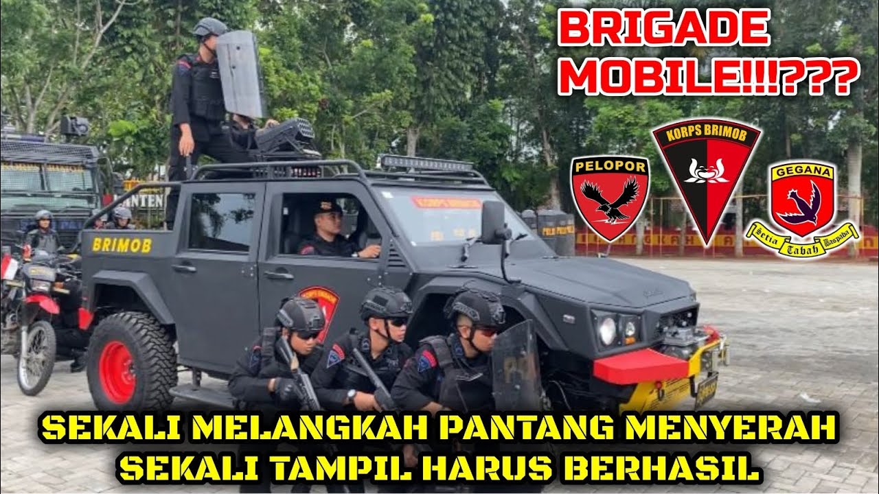 BRUTAL!! PERAGAAN PHH SATBRIMOB POLDA BANTEN#indonesia #abdinegara #polisi #tni #brimob #artist #202