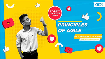 12 PRINCIPLES OF AGILE | All explained in 2 MINUTES | Student Learning Series | Manual Testing | STE