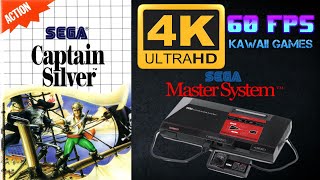 Captain Silver  Ultra Hd 4k60fps  Sega Master System   Movie Gameplay Walkthrough Longplay