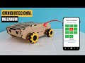 ⚙️ Cómo Construir un Robot Omnidireccional con ESP32 (Control Web + Movimiento Total)