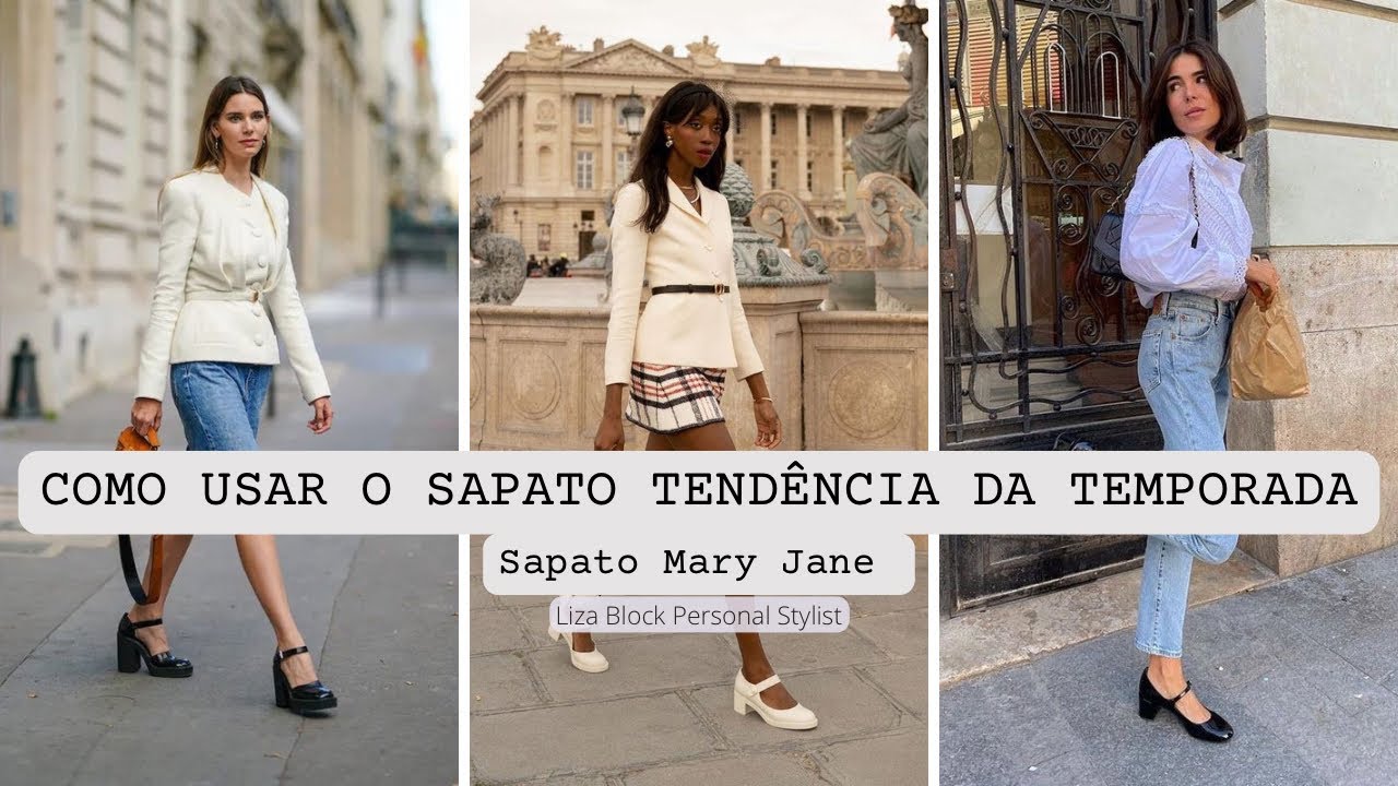 Como Usar o Sapato Mary Jane - YouTube