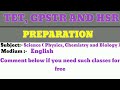 TET GPSTR HSTR PREPARATION (Science)