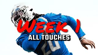 Jahmyr Gibbs NFL Debut: All Touches