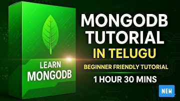 MongoDB Tutorial in Telugu | Introduction, Installation, Compass, Commands, & CRUD Operations తెలుగు
