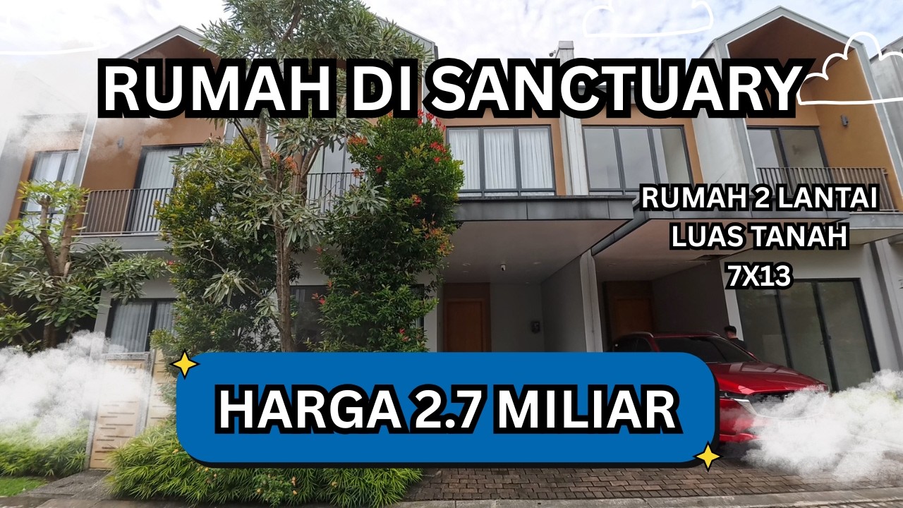 RUMAH 2 LANTAI DI SENTUL SIAP HUNI DEKAT AEON MALL | 7X13 | SANCTUARY COLLECTION | TANGLIN PARC