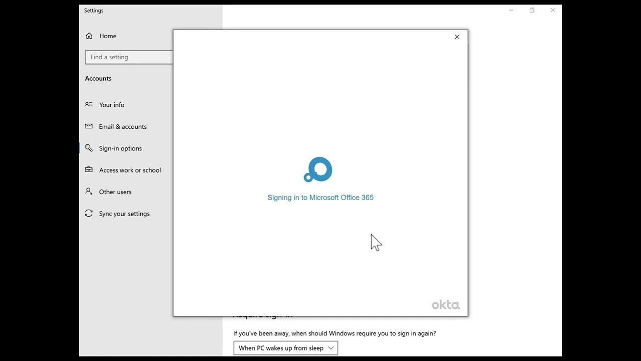 Windows Hello for Business and Okta Multifactor WHFB add PIN with