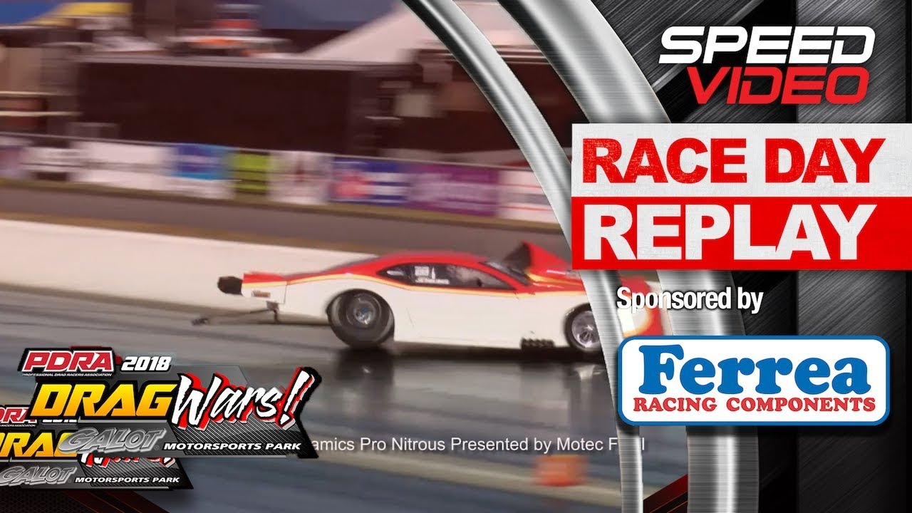 Tyler Jenkins Camaro Wreck Pro Nitrous -PDRA Drag Wars 2018
