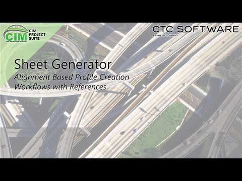 Sheet Generator For Alignments Profile Creation Workflows With References 