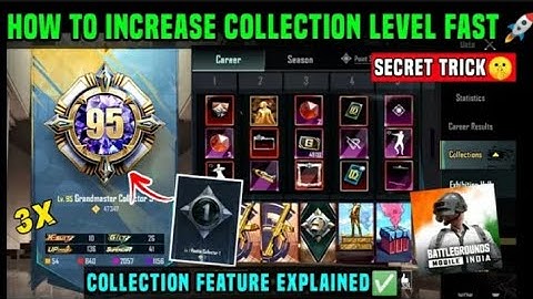 BGMI COLLECTION EVENT EXPLAINED | COLLECTION LEVEL KAISE BADHAYE | INCREASE COLLECTION LEVEL UP FAST