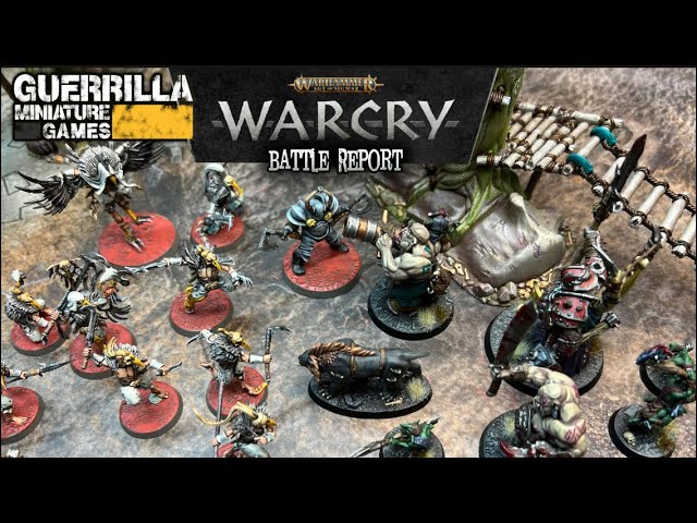 WARCRY BATTLE REPORT #5 - SYLVANETH v CORVUS CABAL - With Commentary &  Round Recap - Warhammer 