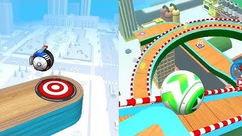 NEW BALLS GOING BALL VS SKY ROLLING BALL GAME PLAY WALKTHROUGH IOS END ANDROID GAMEPLAY SPEED RUN