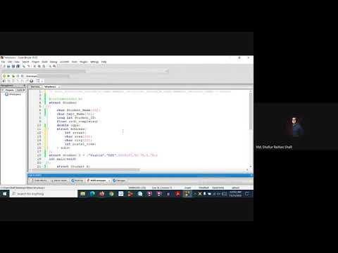 Nested Structure in C Programming Language | Use of a Structure Variable within another Structure