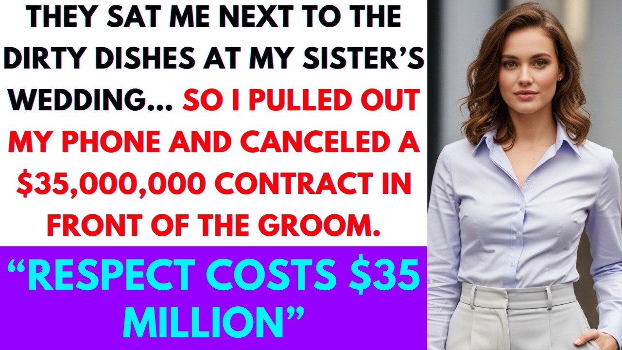They Sat Me In The Kitchen At My Sister’s Wedding—So I Ended A $35M Contract In Front Of Everyone
