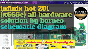 infinix hot 20i x665e all hardware solution By  Borneo schematic diagram