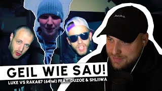 Geil wie Sau! LUKE vs RAKA87 (feat. Duzoe & Shliiwa) - VBT 2013 64stel | REACTION