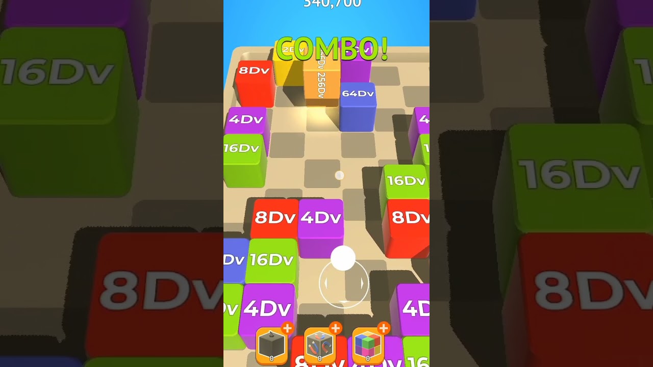 Reached 1Tv In Roll A Cube 2048 