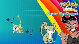 LIVE Shiny Route Challenge #1: Shiny Rattata - Pokemon Let's Go Pikachu