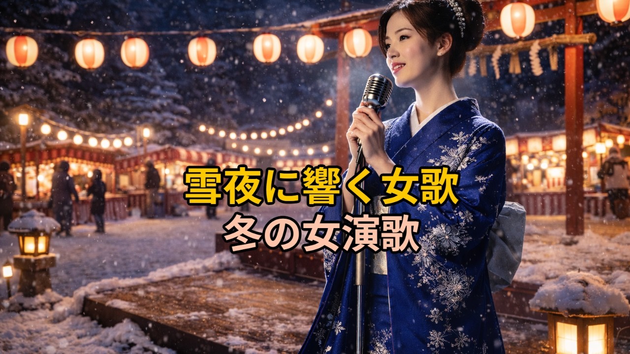 冬の静寂に響く女歌｜雪夜の演歌