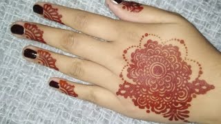 Beautiful back hand mehndi / Henna art / New and Latest Mehndi designs
