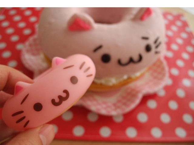 でっかい「猫さんドーナツを作ってみた！」How to make big cat donut 