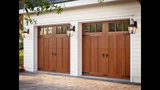 Most realistic faux, fake wood garage doors on the market | 6302719343