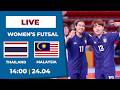Malaysia vs Thailand | Futsal Women's ASEAN | Explosive Futsal Clash