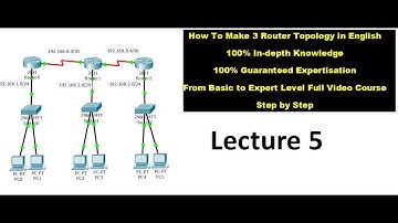 CCNA 200-301 Connecting  3 Router in Cisco Packet Tracer in ENGLISH    CALL +91 9773038607   Online