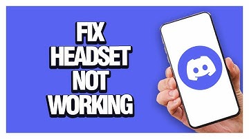 How To Fix Discord App Headset Not Working | Final Solution Working