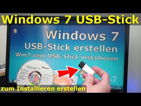 Video: Wie kann ich einen bootfähigen USB für Windows 7 erstellen?