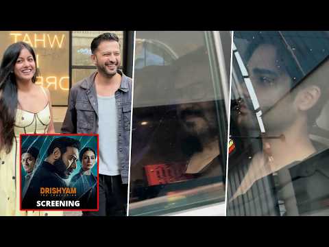 DRISHYAM 3: The Conclusion Special Screening: Ajay Devgn, Ishita-Vatsal, Aaman & Others Get Together