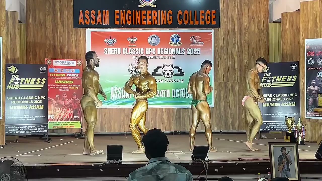 NPC Mr Assam 2025 Bodybuilding Championship | Overall Title Fight  comparison 