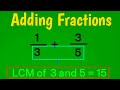 How to Add Fractions With Unlike Denominator | Adding Fractions Class 5th
