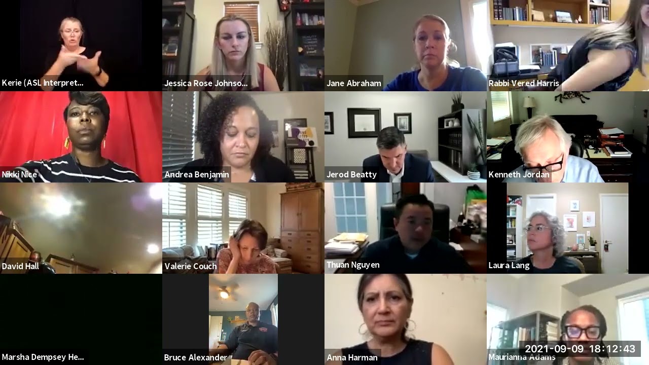 Human Rights Commission Task Force Sep 9 2021