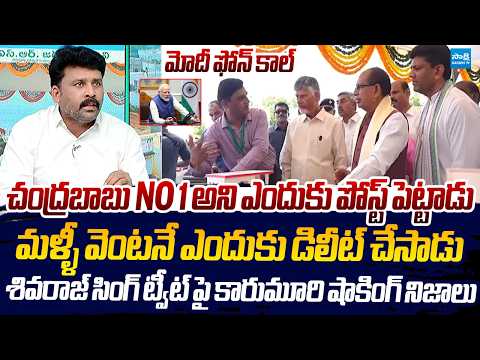 Karumuri Reveals Shocking Facts On Minister Shivraj Singh Chouhan Tweet |@SakshiTVLIVE