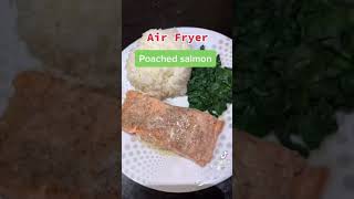 Amazing Air Fryer Poached Salmon from TikTok #ralphcooksathome #shorts