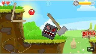 PIaying RED BALL 4 with Tomato Ball and killing the BOSS in Volume 1 all levels played