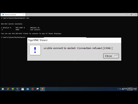 [ Fixed ] unable connect to socket connection refused 10061 Solved | wsl kex error 10061 | [ Fixed ]