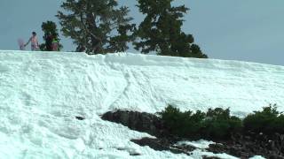 Mt Baker cliff drop