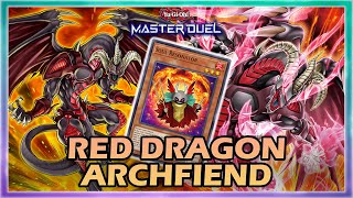 RED DRAGON ARCHFIEND RANKED GAMEPLAY | RETURN OF THE KING IN YUGIOH MASTER DUEL