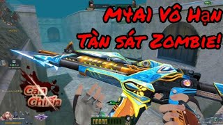 Truy kích - M4A1 Vô Hạn cùng skin Ếch Phi Tiêu cực đẹp tàn sát Zombie! Mario_Gaming✔