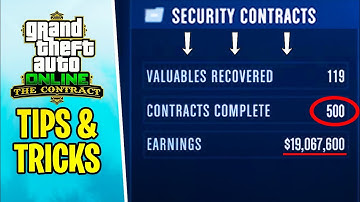 GTA 5 Online: THE ROAD TO 500 SECURITY CONTRACTS! Tips & Tricks