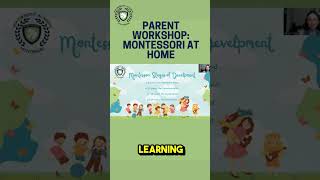 Parent Workshop: Montessori At Home