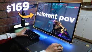 *New* Budget 240Hz Gaming Monitor | Valorant POV | Wooting 60 HE | Keyboard ASMR