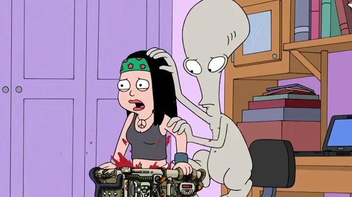 American Dad - Roger Sent Hayley To A Spaceship