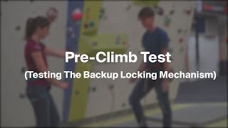 REVO Manual - Step 3 - Pre-Climb Test