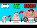 NOOB VS PRO VS HACKER WITH CHOP IN BODYBUILDER BABY